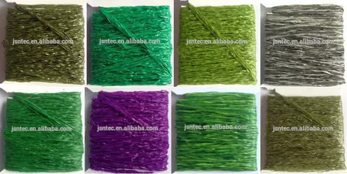8000Dtex synthetic grass yarn/thread fibrillated type for leisure