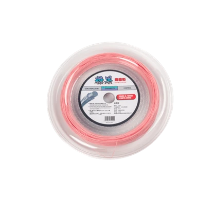 Candy Series Bubblegum Pink Høy kvalitet Holdbar spillbarhet Best ytelse Nylon Badmintonstreng