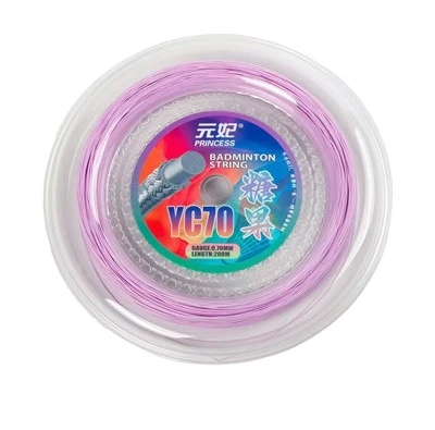 Hotselgende badmintonrackettau, 200 meter slitesterk nylon 0,7 mm