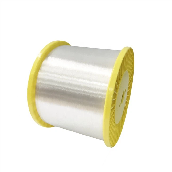 {{0}}.10mm 0.15mm 0.18mm 0.25mm Polyester PET monofilamentgarn for 3D SpacerAir Mesh-stoff